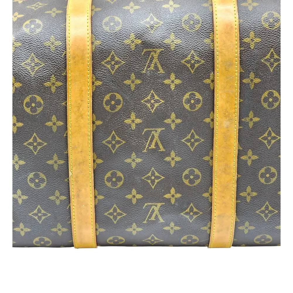 Louis Vuitton Keepall Bandouliere 60 Duffle Travel Bag LV Monogram Canvas